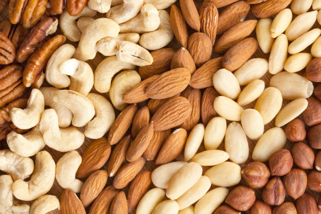 nuts-background-